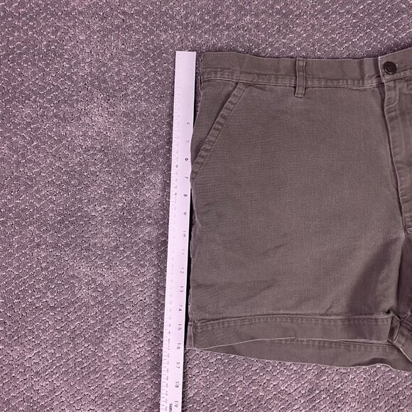 Patagonia Stand Up Shorts Organic Cotton 5" Men's 40 Green Denim Canvas - Picture 11 of 13